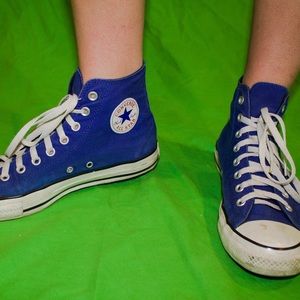 🌀BLUE HIGHTOP CONVERSE🌀